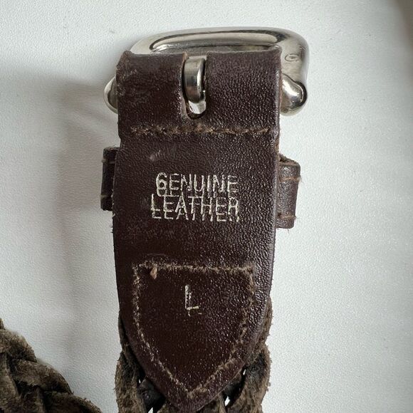 Vintage Limited Jeans Brown Leather Belt Size L main image 6